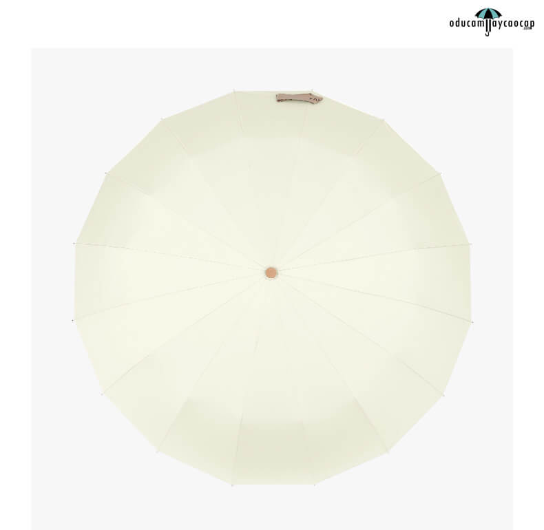 Ô dù cầm tay cao cấp 16 xương mạ vàng Off-White double Ô dù cầm tay cao cấp 16 xương mạ vàng Off-White double