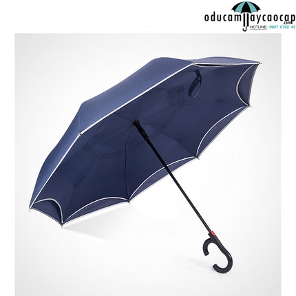 Ô gấp ngược cao cấp đơn màu Blue Ô gấp ngược cao cấp đơn màu Blue