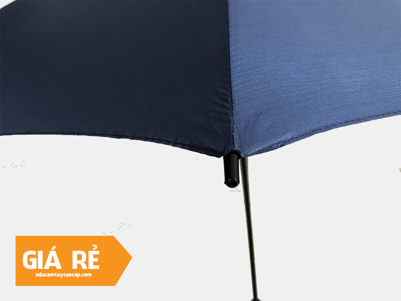 Ô dù cầm tay giá rẻ cán dài 1 tầng R75 xanh đen Ô dù cầm tay giá rẻ cán dài 1 tầng R75 xanh đen