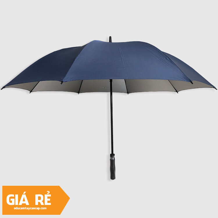 Ô dù cầm tay giá rẻ cán dài 1 tầng R75 xanh đen Ô dù cầm tay giá rẻ cán dài 1 tầng R75 đen trơn