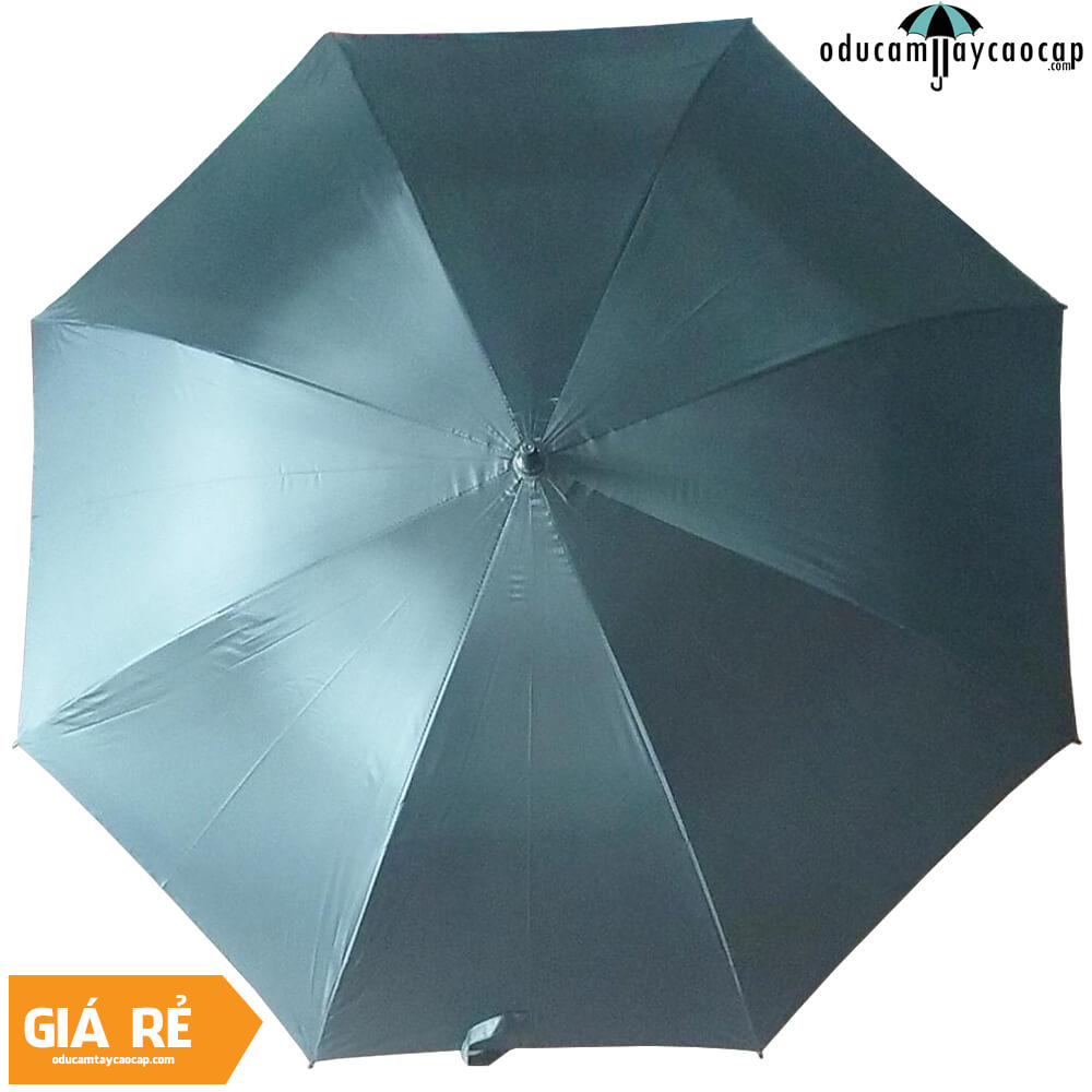 Ô dù cầm tay giá rẻ cán dài 1 tầng R75 đen trơn Ô dù cầm tay giá rẻ cán dài 1 tầng R75 đen trơn