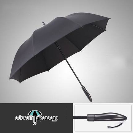 Ô dù cầm tay cao cấp cán dài sân golf nhập khẩu tay cầm nhựa Black Black Ô dù cầm tay cao cấp cán dài sân golf nhập khẩu tay cầm nhựa Black Black