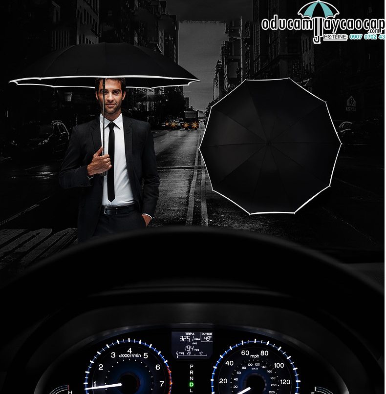 Dù cầm tay sân golf 2 lớp cao cấp (Black) Dù cầm tay sân golf 2 lớp cao cấp (Black)