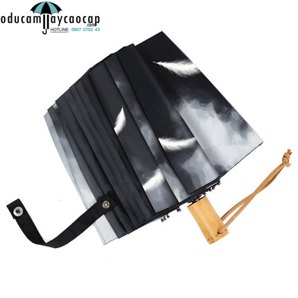 Ô dù cầm tay cao cấp 16 xương nhập khẩu chống UV chiếc lông vũ tự do Ô dù cầm tay cao cấp 16 xương nhập khẩu chống UV chiếc lông vũ tự do