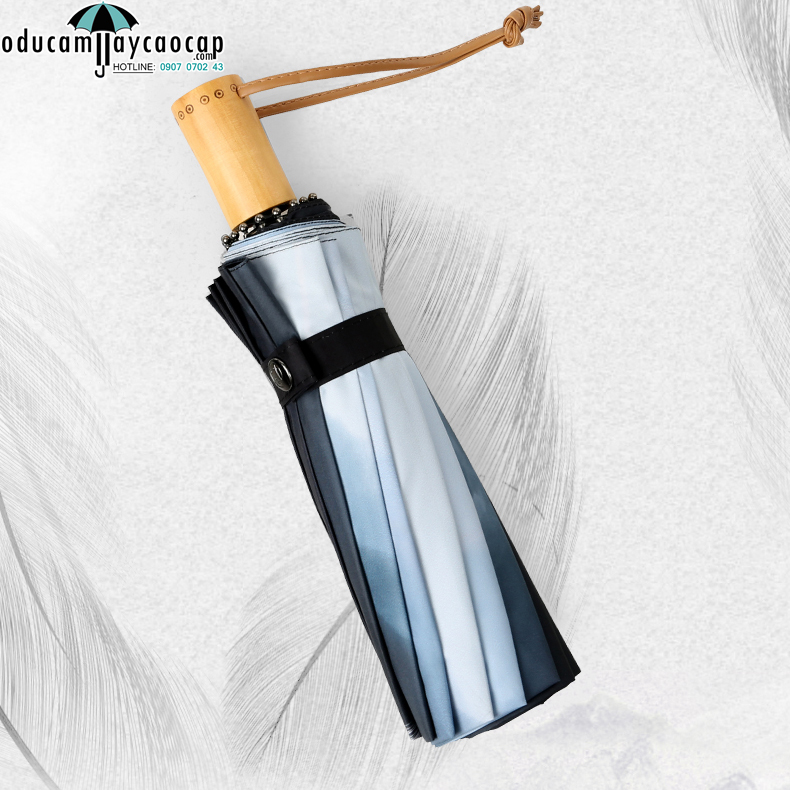 Ô dù cầm tay cao cấp 16 xương nhập khẩu chống UV chiếc lông vũ tự do Ô dù cầm tay cao cấp 16 xương nhập khẩu chống UV chiếc lông vũ tự do