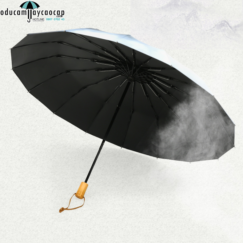 Ô dù cầm tay cao cấp 16 xương nhập khẩu chống UV chiếc lông vũ tự do Ô dù cầm tay cao cấp 16 xương nhập khẩu chống UV chiếc lông vũ tự do