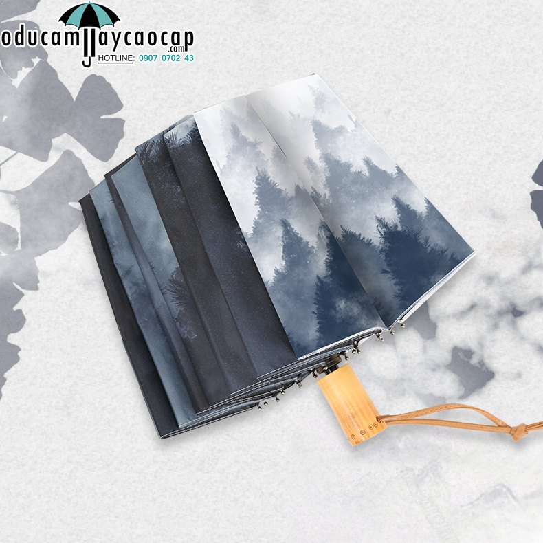 Ô dù cầm tay cao cấp 16 xương nhập khẩu chống UV thông mênh mông