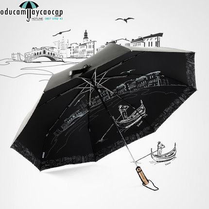 Ô cầm tay cao cấp họa tiết Venice thành phố của tình yêu Ô cầm tay cao cấp họa tiết Venice thành phố của tình yêu