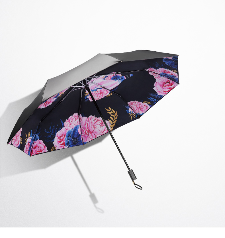 Ô cao cấp đóa mẫu đơn (Black) Ô cao cấp đóa mẫu đơn (Black)