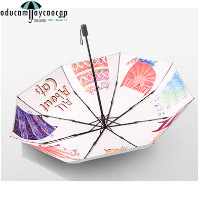 Ô dù cầm tay cao cấp nhập khẩu chống UV tán bạc kép cách nhiệt Silver-Cat Ô dù cầm tay cao cấp nhập khẩu chống UV tán bạc kép cách nhiệt Silver-Cat