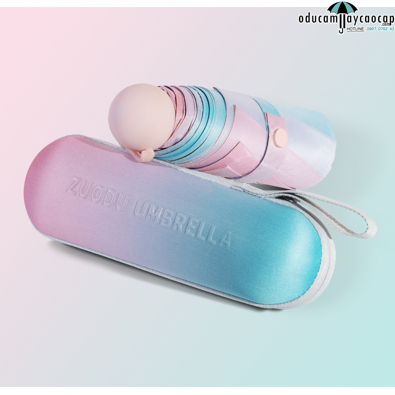 [TÍ HON - MINI] Ô dù cầm tay cao cấp mini tí hon 5 gấp light color