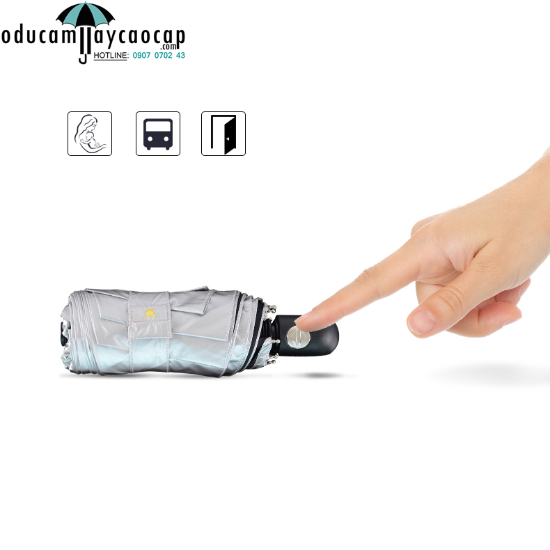 Kết hợp ưu điểm của ô dù mini cầm tay và ô dù cầm tay tự động