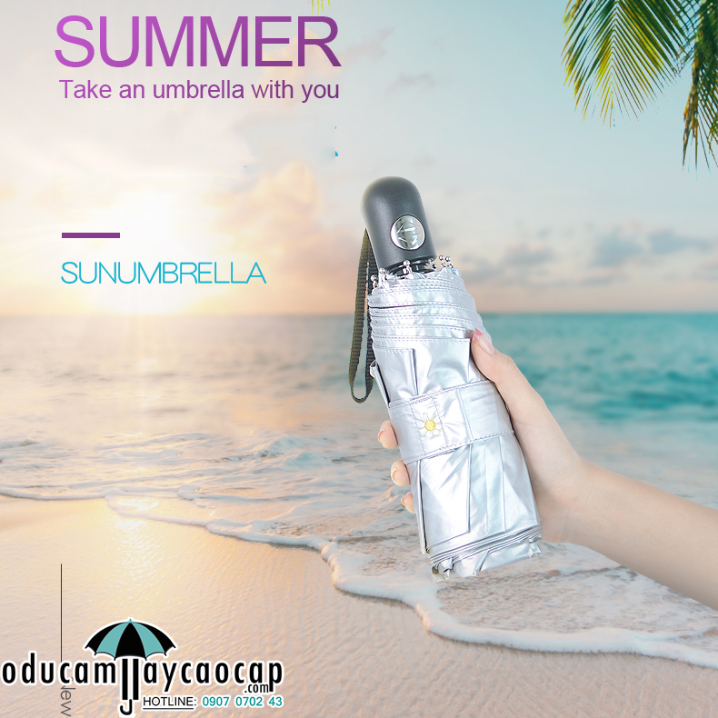 Kết hợp ưu điểm của ô dù mini cầm tay và ô dù cầm tay tự động