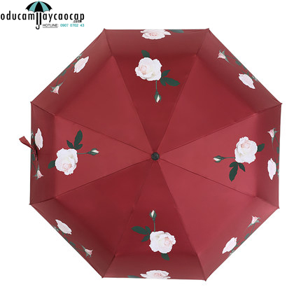 Ô dù cầm tay cao cấp tự động chống UV Rose Bloom Ô dù cầm tay cao cấp tự động chống UV Rose Bloom