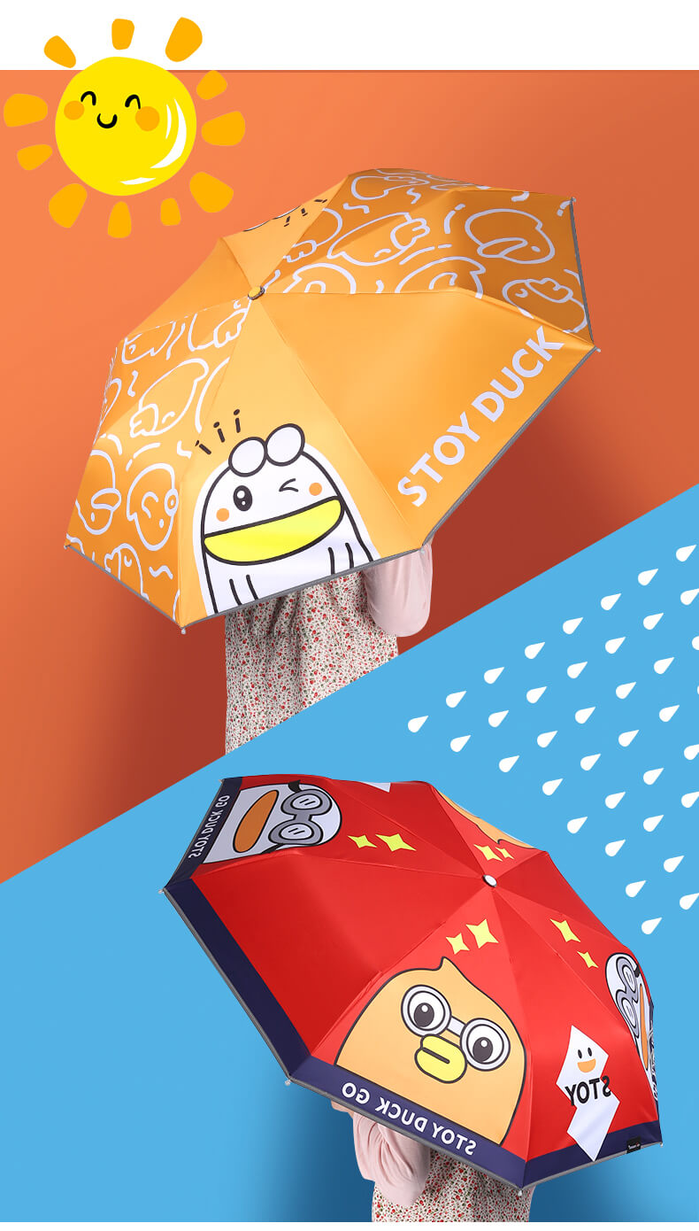 Ô dù cầm tay cao cấp trẻ em tự động 2 chiều, phản quang, gấp gọn Stoyduck Ô dù cầm tay cao cấp trẻ em tự động 2 chiều, phản quang, gấp gọn Stoyduck