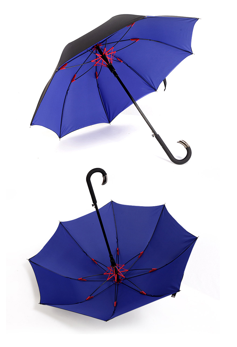 Ô dù Golf cao cấp Color Blue cán cong cổ điển