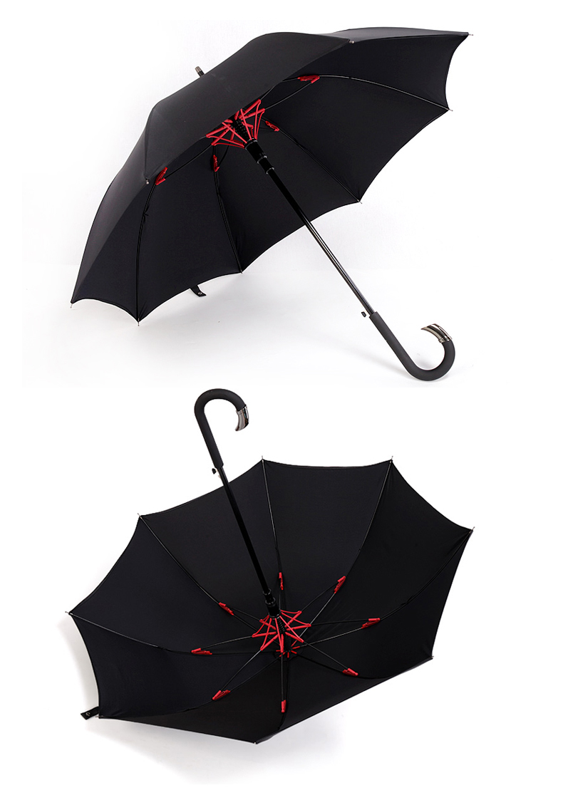 Dù đánh golf cán cong Color Black đầy bí ẩn