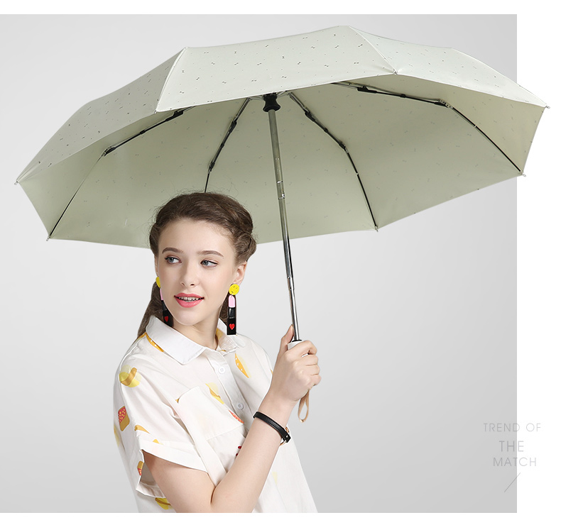 Ô đóng mở tự động họa tiết nơ nhỏ màu kem cho cô nàng thêm điệu đà Ô đóng mở tự động họa tiết nơ nhỏ màu kem cho cô nàng thêm điệu đà