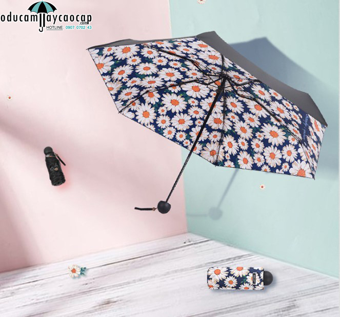 Ô dù cầm tay tí hon mini cao cấp chống UV Mùa Cúc Họa Mi Ô dù cầm tay tí hon mini cao cấp chống UV Mùa Cúc Họa Mi