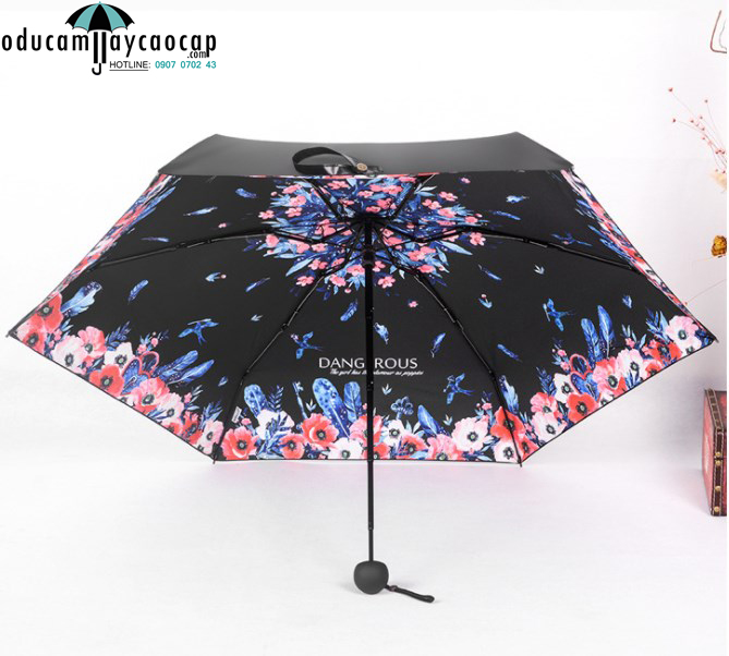 Dù che mưa mini cao cấp vòng hoa giai nhân Dù che mưa mini cao cấp vòng hoa giai nhân